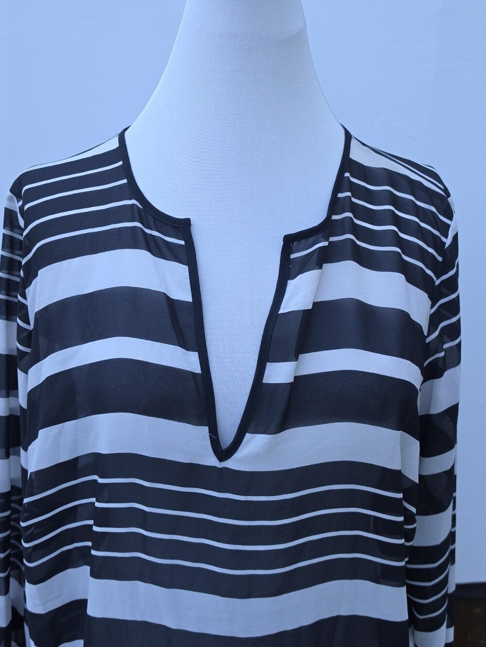 Michael Kors Striped Tunic Cover-Up - Picture 4 of 10